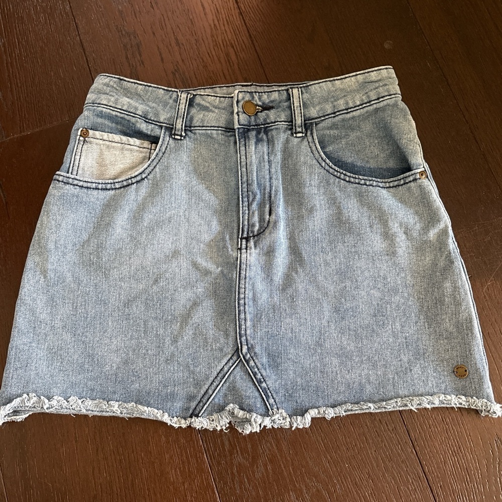 Denim Mini Skirt Roxy XS